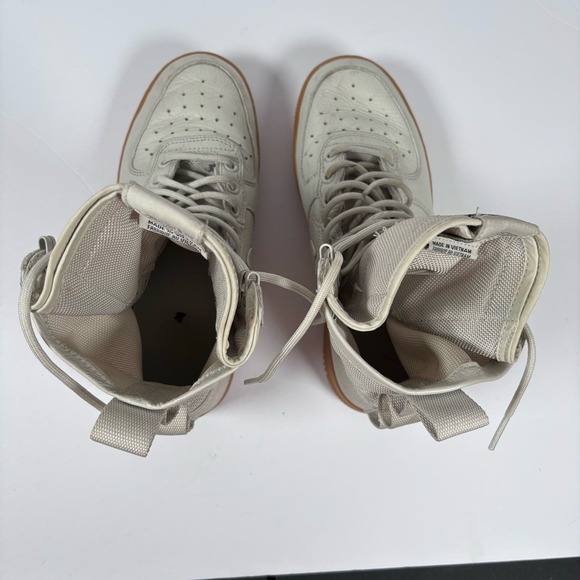 NIKE AIR SF AR 1 Mens 7 Beige High Top Urban Utility Sneaker Boots Shoes - Picture 8 of 16